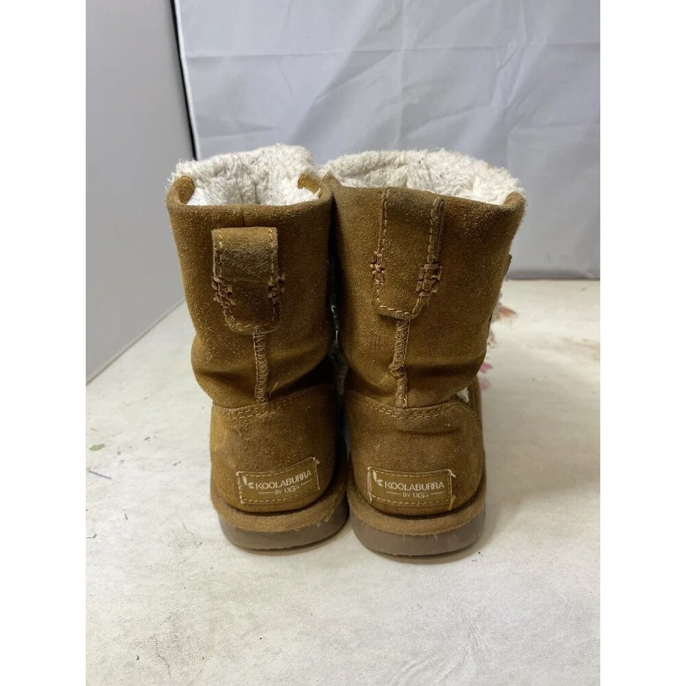 KOOLABURRA By UGG Kids Size 1 Boots Michon Short 1124110K Chestnut Brown